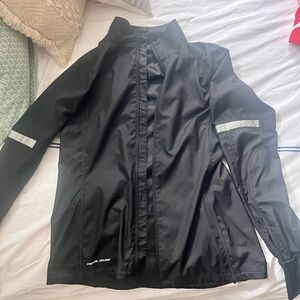 Pearl Izumi Black Cycling Jacket with Reflective Stripes